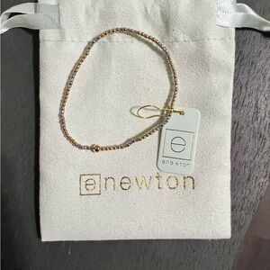 ENewton Hope Joy Pattern 2mm Mixed Metal Bracelet